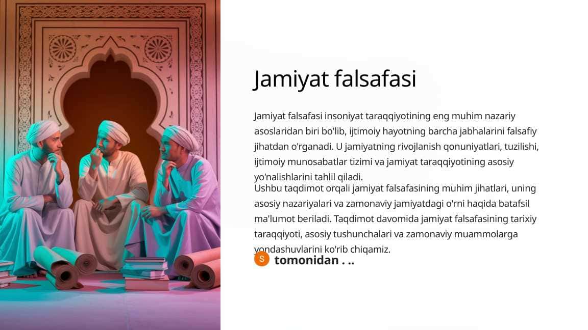 Jamiyat falsafasi