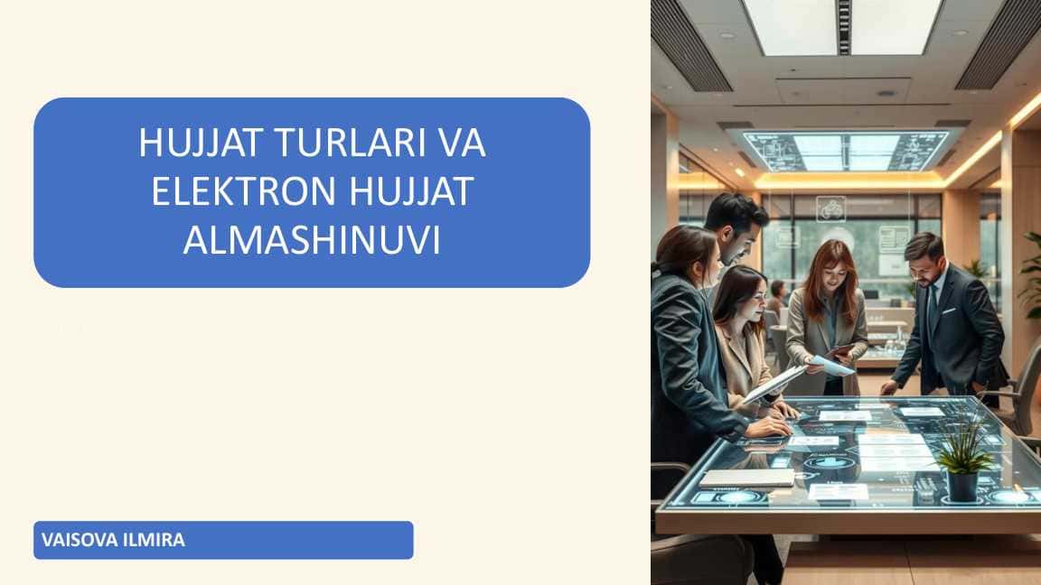 Elektron Hujjat Almashinuvida Xavfsizlik (SLAYD)