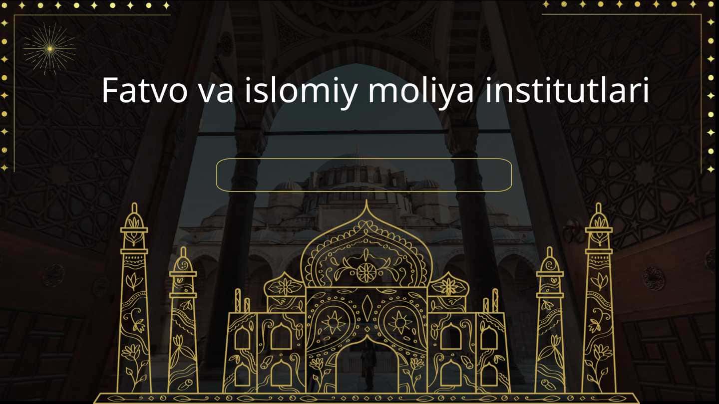 Fatvo va islomiy moliya institutlari