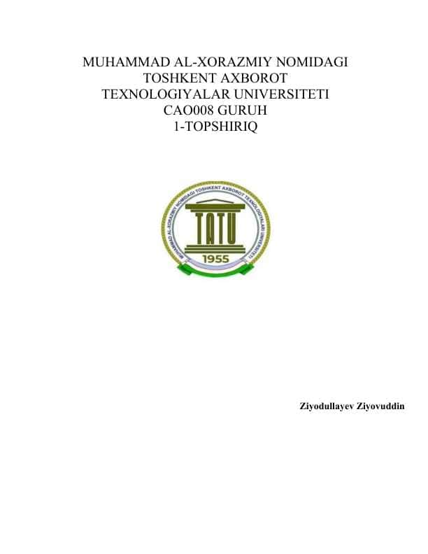 Kiberjinoyatchilik va uni keng tarqalishini sabablari. Elektron raqamli imzo va uni respublikamizda tadbiq etilishholati