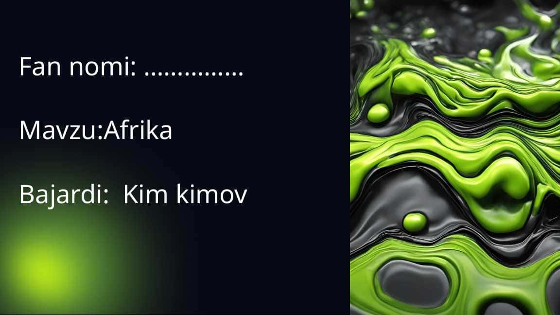 Afrika