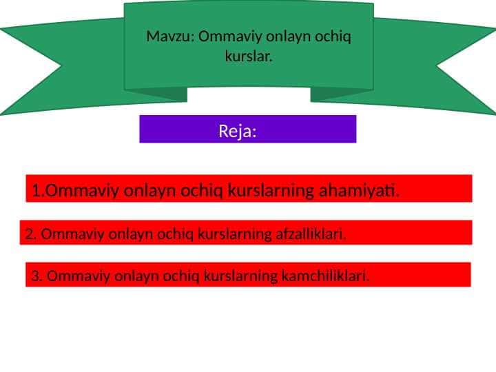 Ommaviy onlayn ochiq kurslar