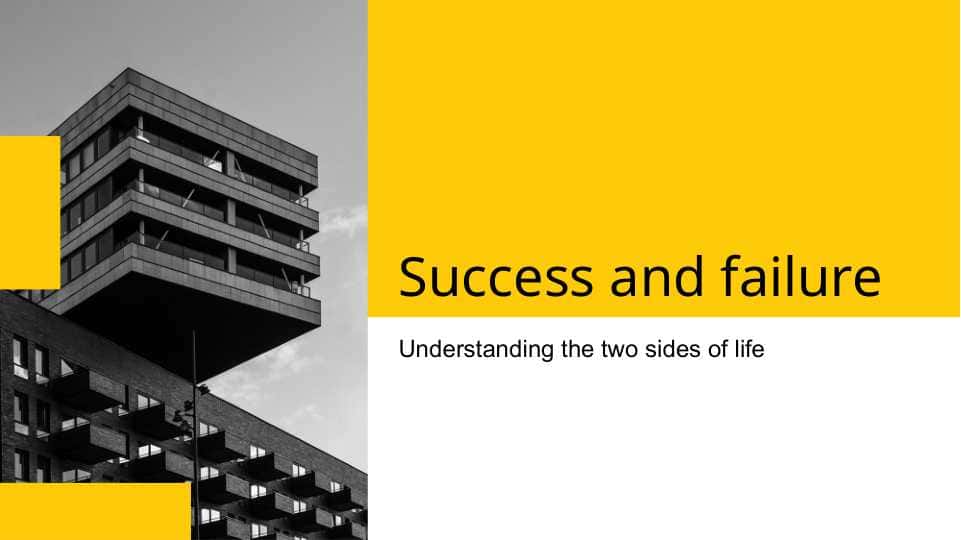 Success and failure