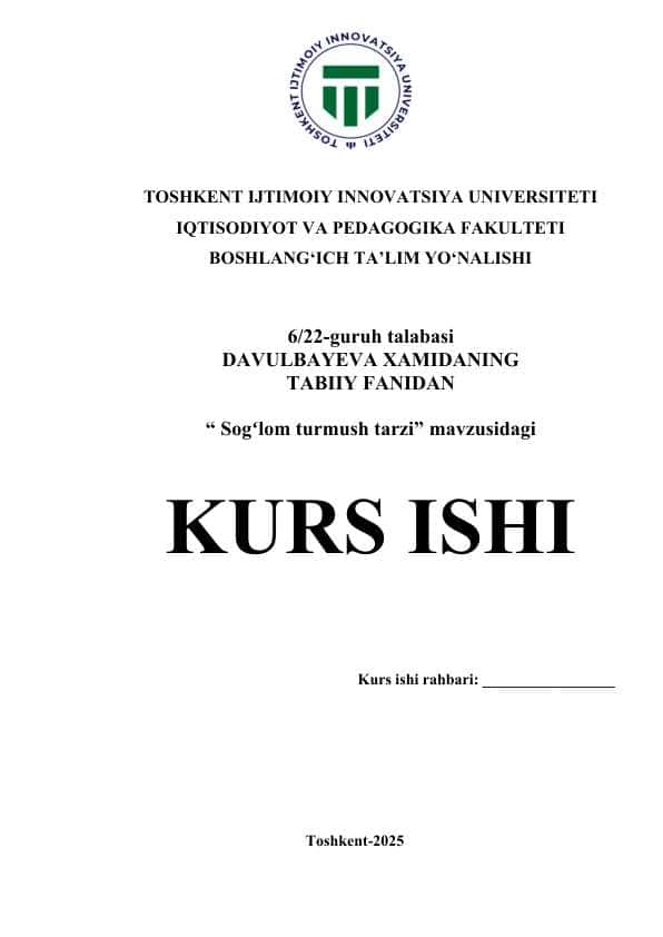 Sogʻlom turmush tarzi