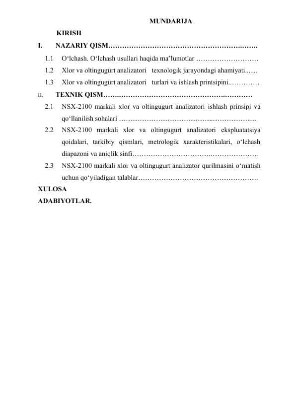 MCD-210 mikrokulometrik detektorli NSX-2100 markali xlor va oltingugurt analizatori o‘lchash