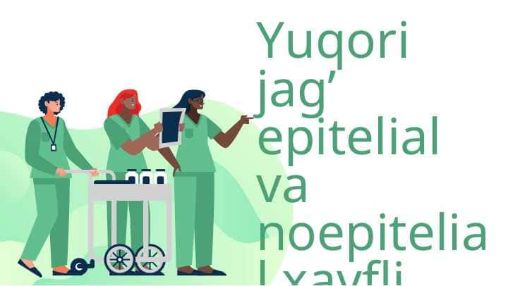 Yuqori jag'ning epitelial va noepitelial xavfli o'smalari
