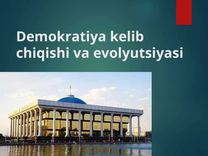Demokratiya kelib chiqishi va evolyutsiyasi
