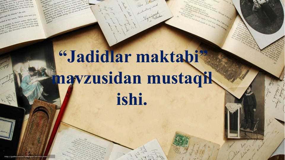 Jadidlar maktabi