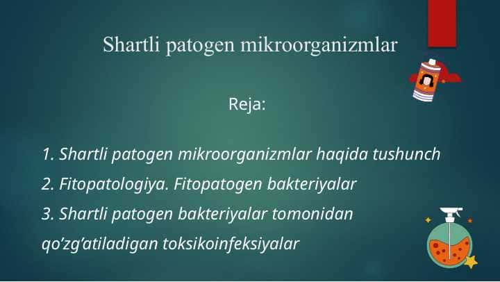 Shartli patogen mikroorganizmlar
