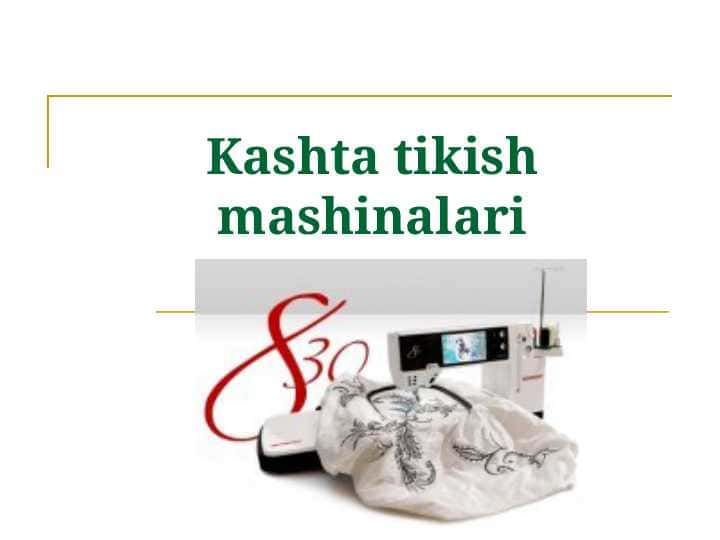 Kashta tikish mashinalari