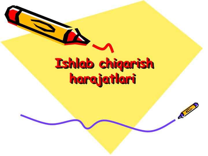 Ishlab chiqarish harajatlari