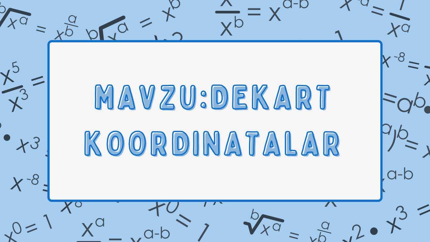 Dekart koordinatalar