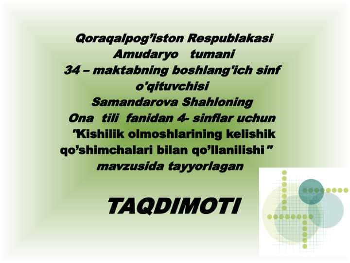Kishilik olmoshlarini kelishik qo'shimchalari bilan qo‘llash