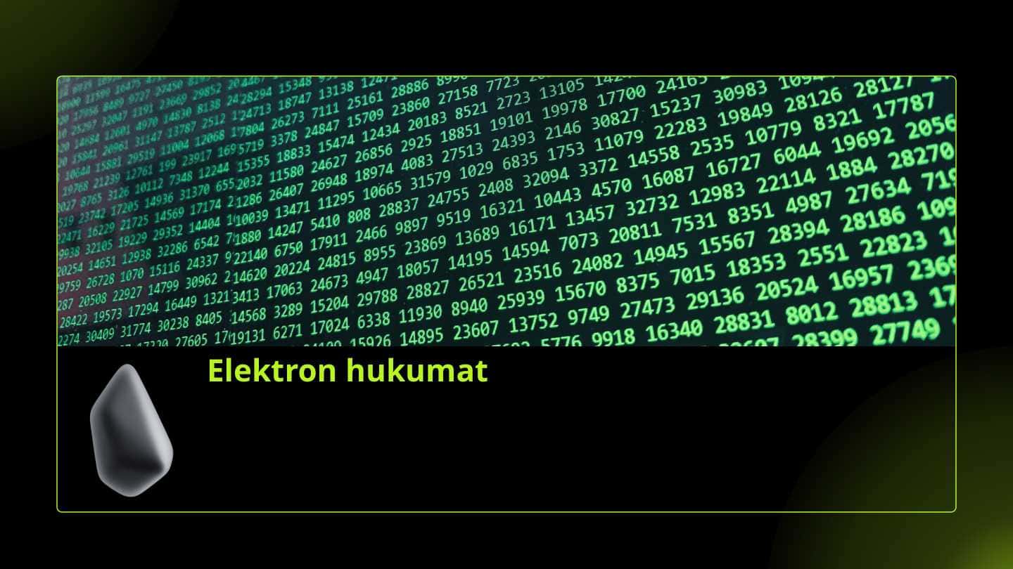 Elektron hukumat Электрон хукумат