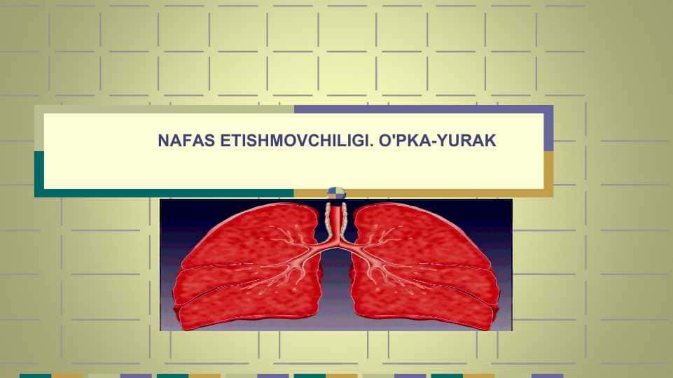 NАFАS ETISHMОVCHILIGI. O'PKА-YURАK
