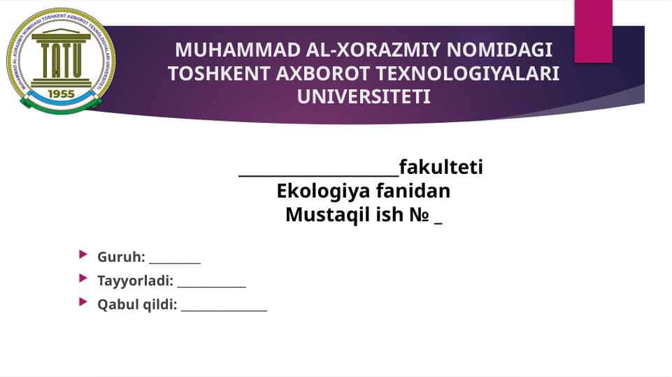 Orol dengizi muammosi