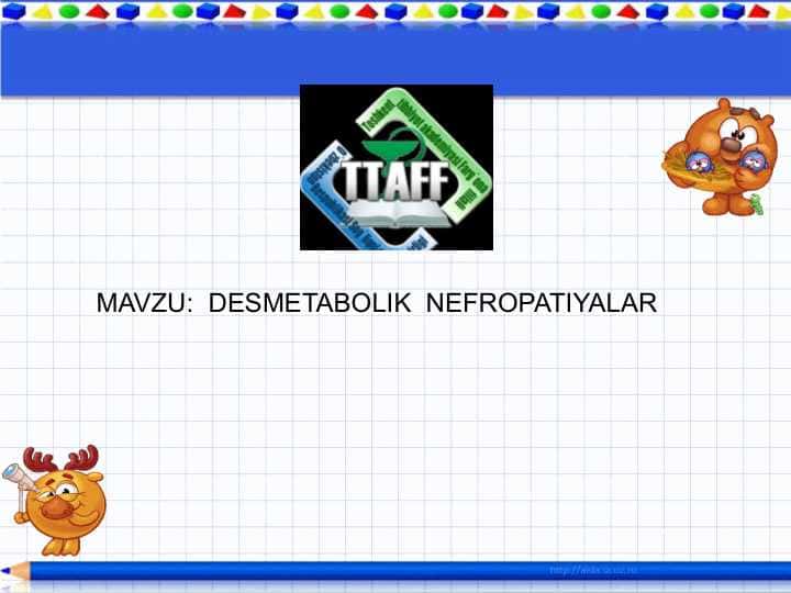 Dismetabolik nefropatiyalar