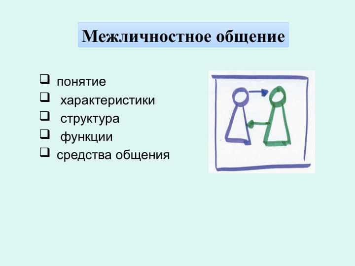 Межличностное общение