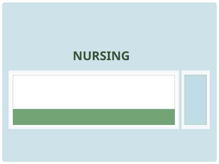 Nursing