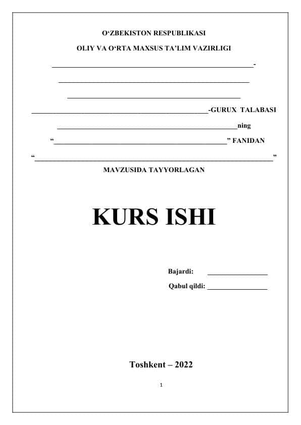 Kurs ishi BADIIY MATNNING LEKSIK SEMANTIK XUSUSIYATLARI