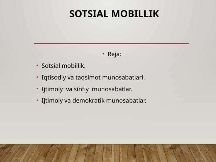 Sotsial mobillik