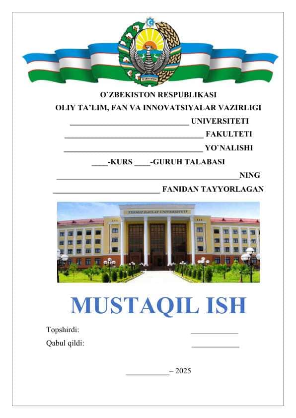 MENEJER FAOLIYATINI TASHKIL ETISH