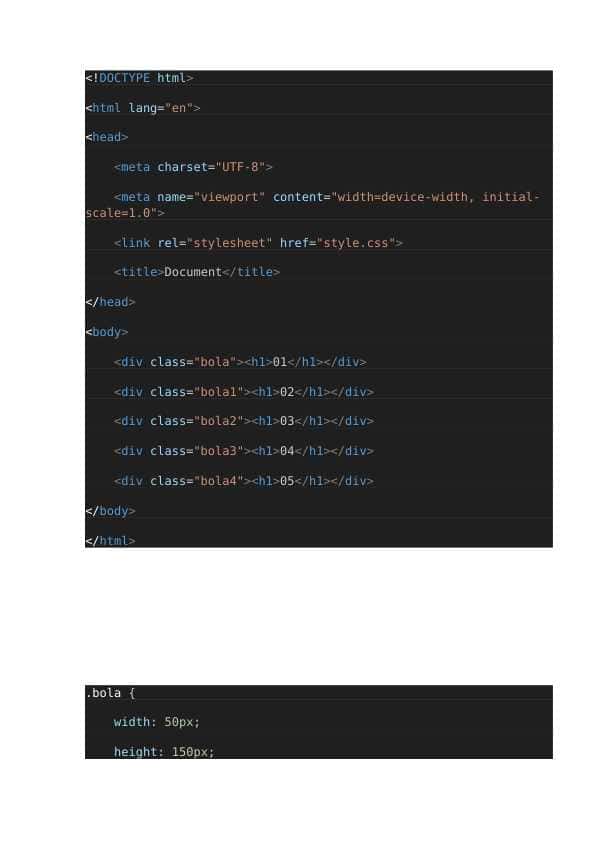 HTML va CSS kodlar