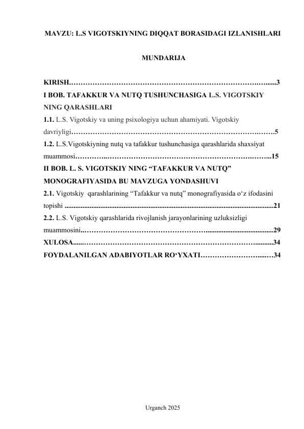 L.S VIGOTSKIYNING DIQQAT BORASIDAGI IZLANISHLARI.docx
