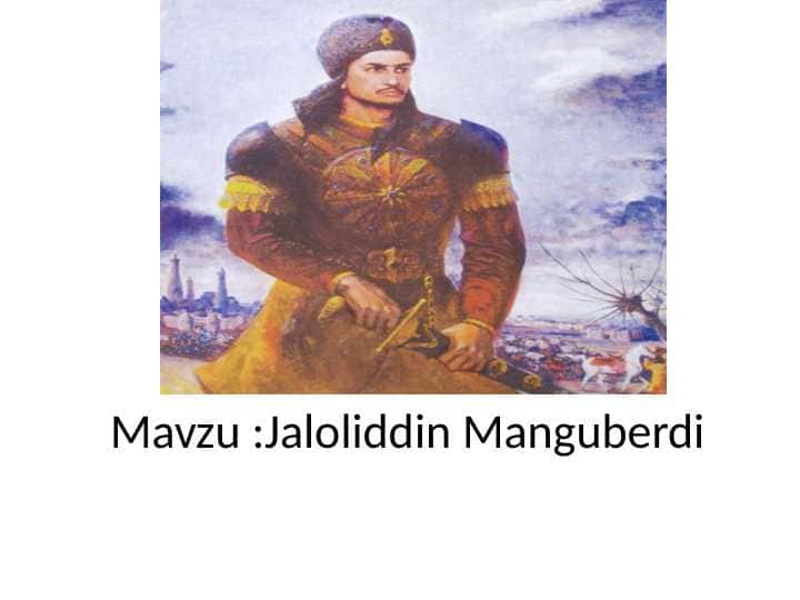 Jaloliddin Manguberdi