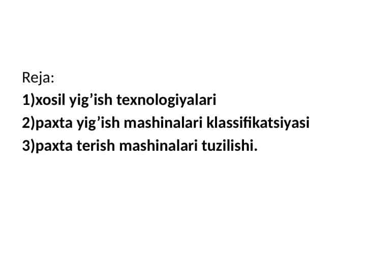 Paxta terish mashinalari