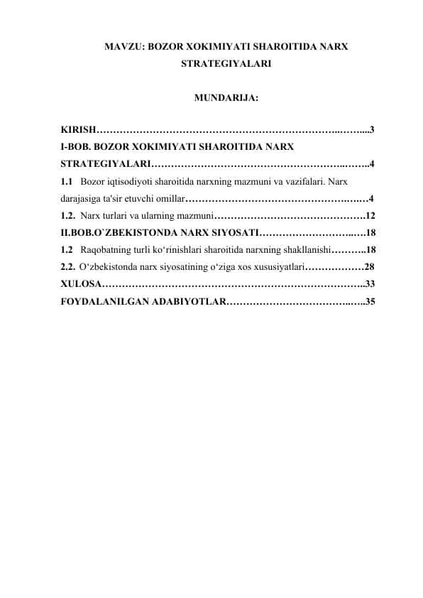 BOZOR XOKIMIYATI SHAROITIDA NARX.docx
