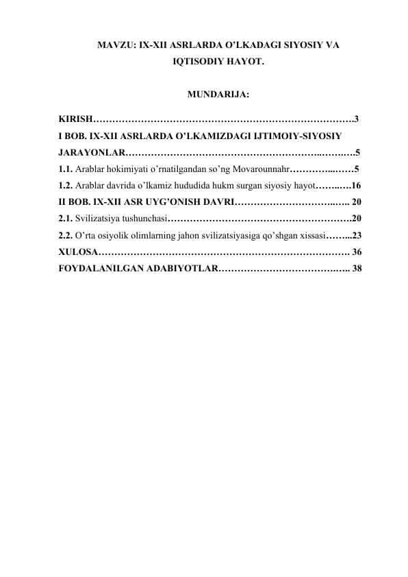 IX-XII ASRLARDA O’LKADAGI SIYOSIY VA IQTISODIY HAYOT.docx