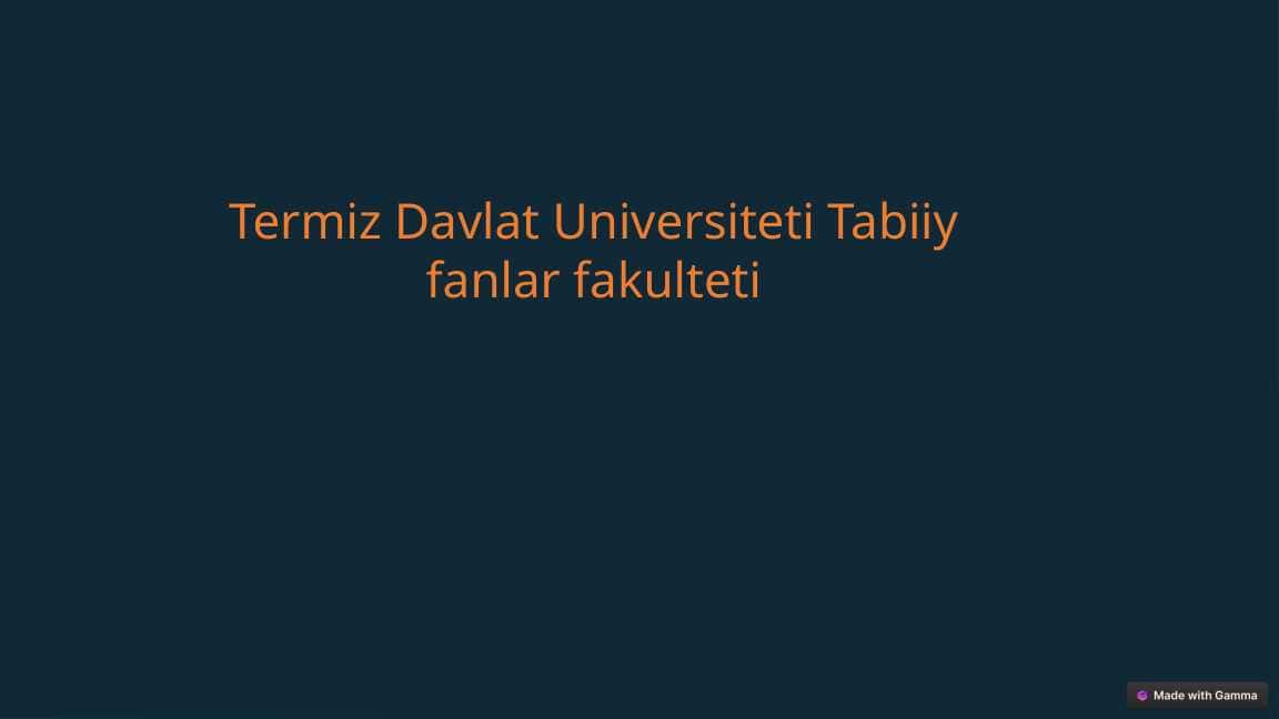 Biologik Laboratoriya va Amaliy Mashg'ulotlar