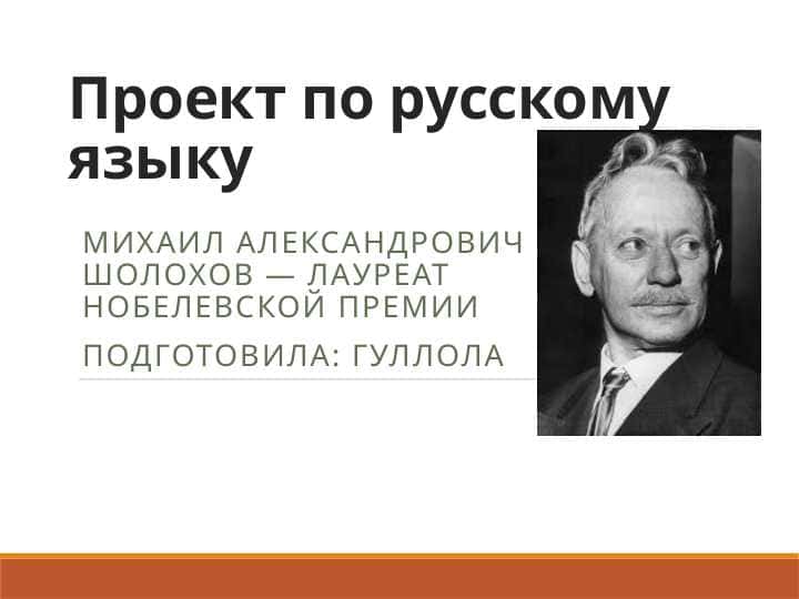 Проект по русскому языку