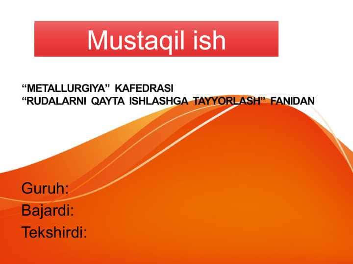 Boyitish jarayonlarini sinflash udalarni qayta ishlashga tayyorlash