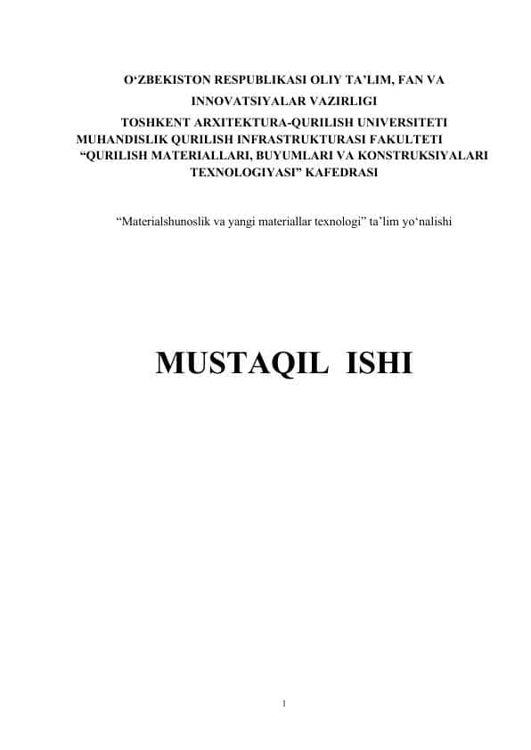 Sement tizimlarining termohimik xususiyatlarini diferensial termik tahlil (DTA) usulida o'rganish.