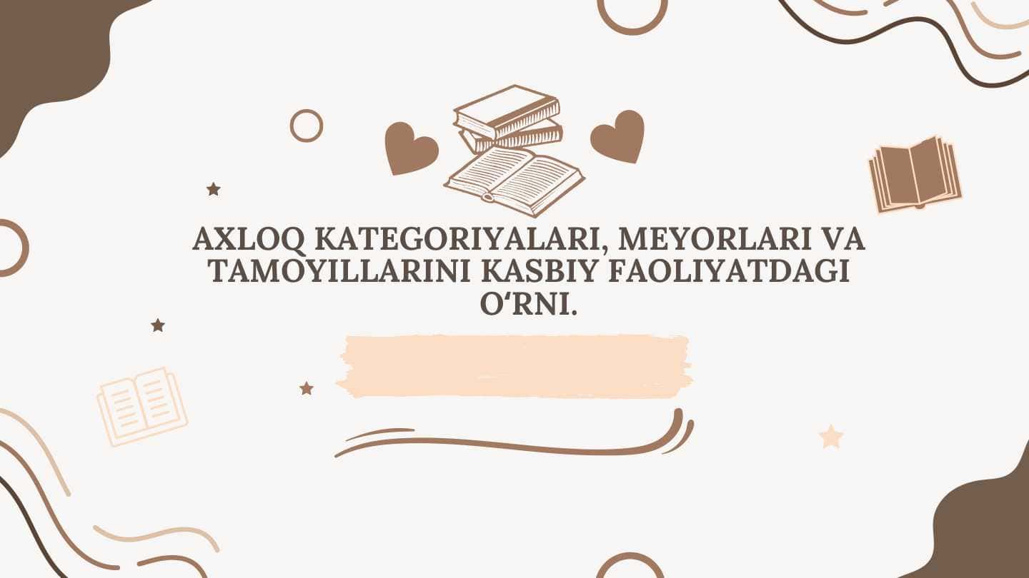 Axloq kategoriyalari