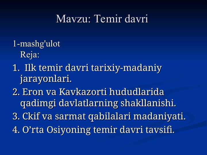 Temir davri