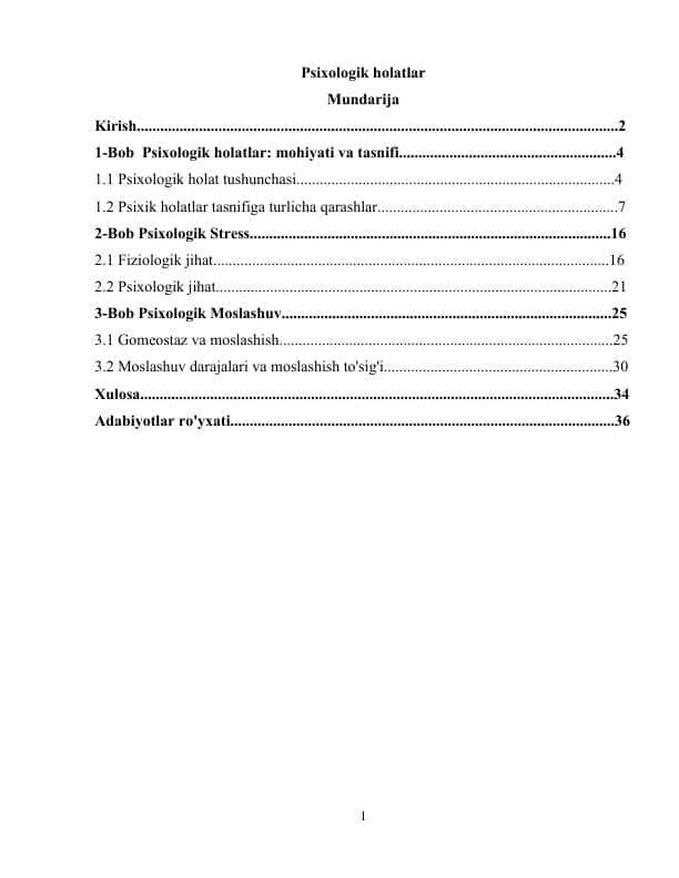 Psixologik holatlar