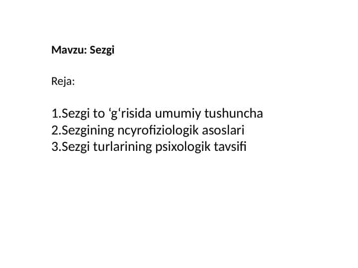 Sezgi turlari