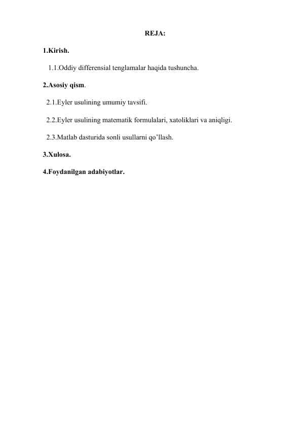 Oddiy differensial tenglamalar haqida tushuncha.docx