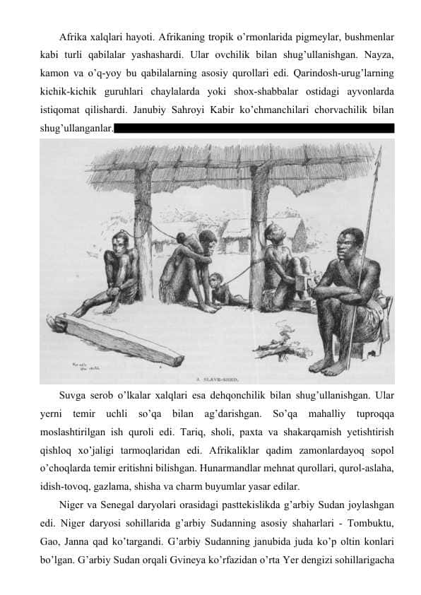 Afrika xalqlari hayoti