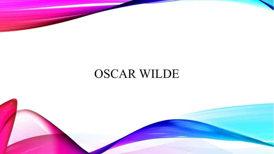 Oscar Wilde