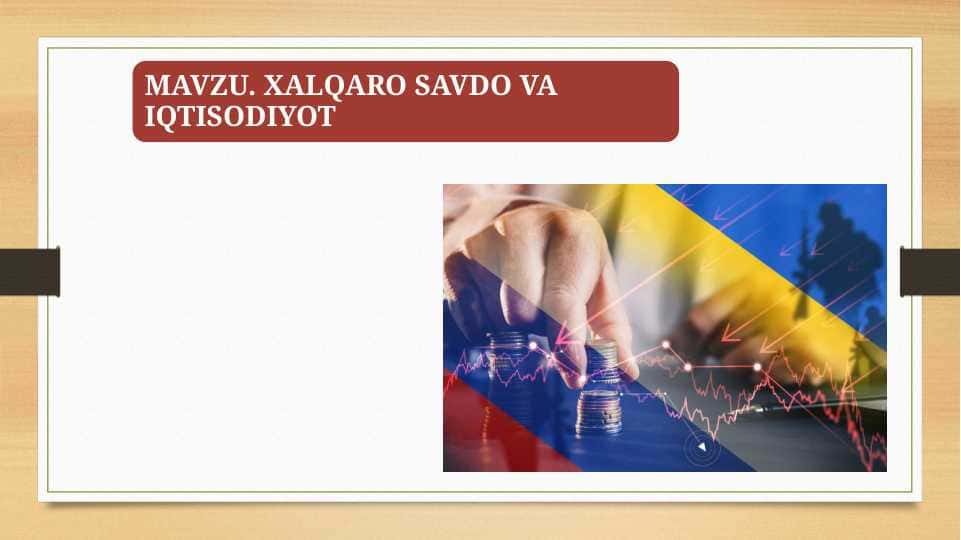 Xalqaro savdo