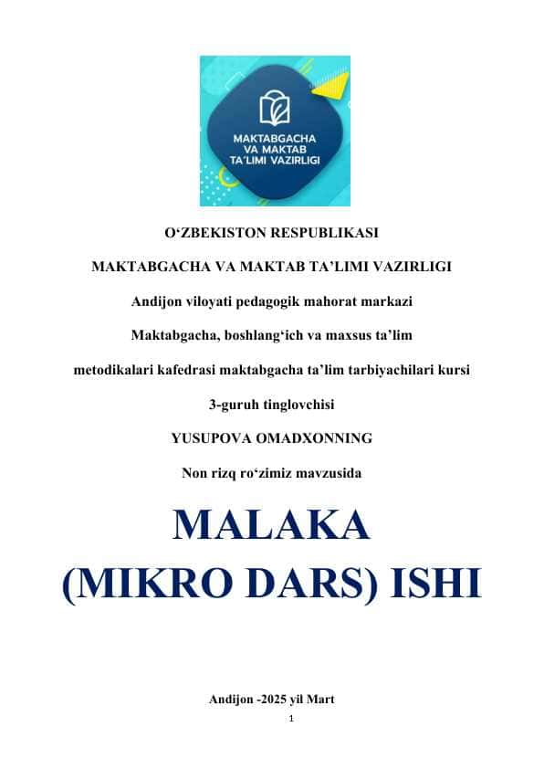 Non rizq ro'zimiz 2