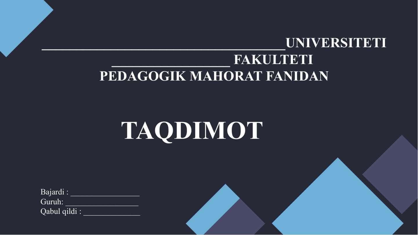 Nutq Texnikasi va Madaniyati