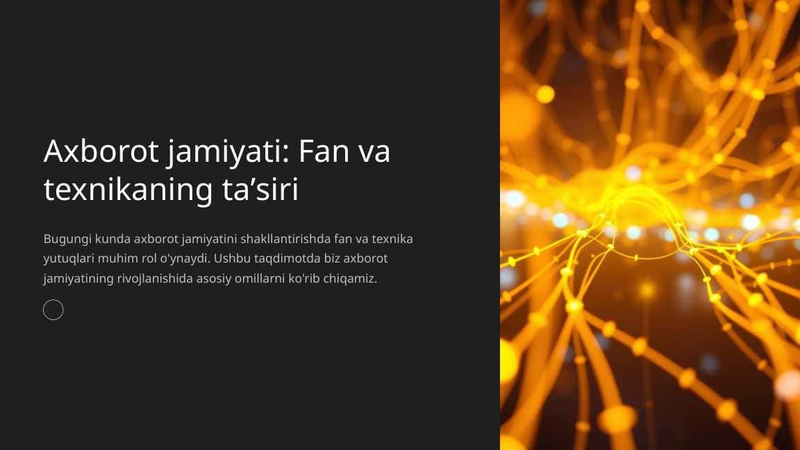 Axborot jamiyati: Fan va texnikaning taʼsiri
