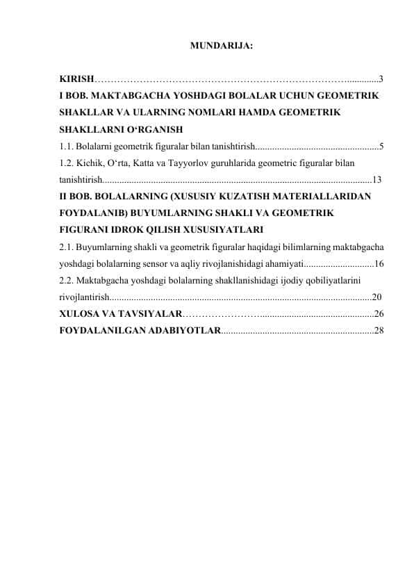 Maktabgacha yoshdagi bolalarni geometrik shakllar bilan tanishtirish.docx