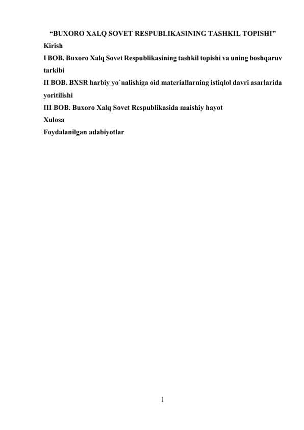 Buxoro Xalq Sovet Respublikasi