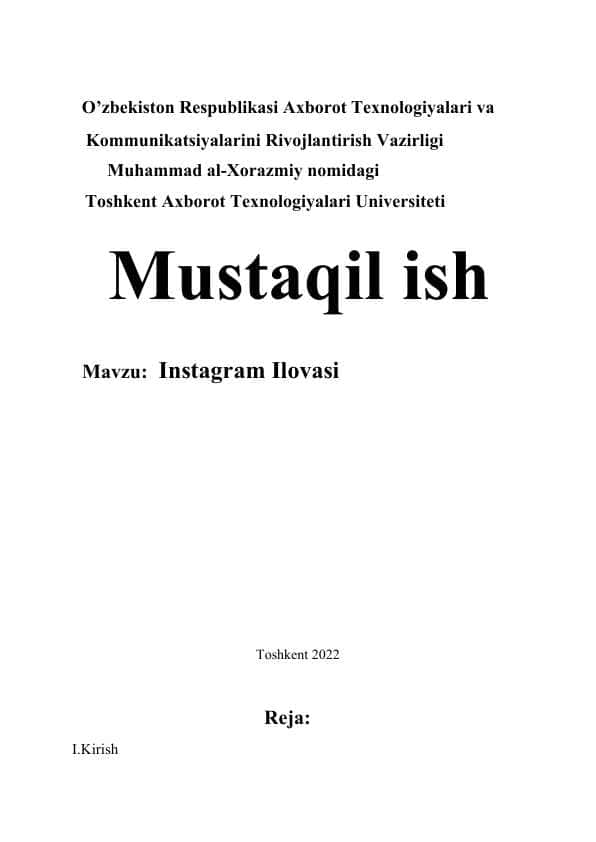 Instagram Ilovasi